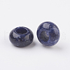 Natural Sodalite European Beads X-G-G740-14x8mm-02-2