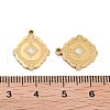 Ion Plating(IP) 304 Stainless Steel Enamel Pendants STAS-S140-35G-3