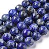Natural Lapis Lazuli Round Bead Strands X-G-E262-01-10mm-7