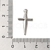 Non-Tarnish 304 Stainless Steel Pendants STAS-R223-05B-3