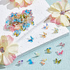 FIBLOOM 72Pcs 12 Colors 3D Resin Cabochons MRMJ-FI0001-01-5