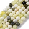 Natural New Jade Beads Strands X-G-F591-16-8MM-2