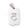 Non-Tarnish 304 Stainless Steel Pendants STAS-H144-02P-5-2