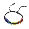 2Pcs Handmade Glass Seed Beaded Braided Bead Bracelets for Women BJEW-JB11946-3