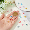 HOBBIESAY 24Pcs 6 Colors Resin Rhinestone Cabochons MRMJ-HY0002-50-3