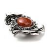 Natural Red Jasper Pendants G-B033-05AS-16-4