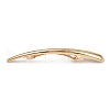 Alloy with Iron Clip Hair Barrettes PHAR-G014-05B-G-2