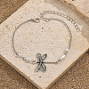 Dragonfly Alloy Link Chain Anklets for Women FS-WG88D05-01-3
