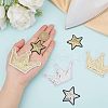 Fingerinspire 24Pcs 2 Style Computerized Embroidery Cloth Iron on/Sew on Patches DIY-FG0002-85-3