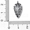925 Sterling Silver Pendants with Jump Rings STER-R001-03S-03-3