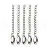 Tarnish Resistant 304 Stainless Steel Chain Extender X-STAS-E104-37P-1