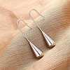 304 Stainless Steel Dangle Earrings EJEW-NH0004-01P-2