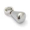 Tarnish Resistant 201 Stainless Steel Chain Extender Drop STAS-G245-14-3