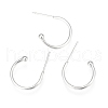 304 Stainless Steel Earring Hooks STAS-K211-01S-A-1