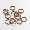 Open Jump Rings Brass Jump Rings JRC8MM-AB-1