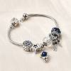 Alloy Enamel European Beads Charm Bracelets BJEW-F495-19P-4