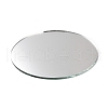 (Defective Closeout Sale: No Film) Flat Round Shape Glass Mirror GLAA-XCP0001-64-2