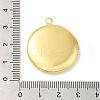 Rack Plating Brass Locket Pendants X-KK-K277-06G-3