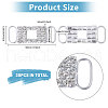 CHGCRAFT 20Pcs Alloy Crystal Glass Rhinestone Connector Charms FIND-CA0009-23A-2
