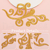 Ethnic Style Flower Pattern Computerized Embroidery Appliques PATC-WH0010-36A-6