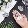 SUPERFINDINGS 12Pcs Heart & Star Glitter Hotfix Rhinestone DIY-FH0003-47-2