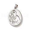 Tibetan Style 304 Stainless Steel Pendants STAS-G275-07AS-2