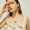 Kissitty Resin & Walnut Wood Big Pendants RESI-KS0001-04-9