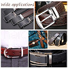 304 Stainless Steel Waist Belt Keeper Rings STAS-WH0044-31-6
