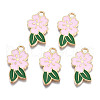 Alloy Enamel Pendants ENAM-Q446-002E-RS-1