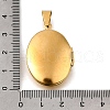 316 Stainless Steel Locket Pendants STAS-C123-01B-G-3