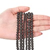 3 Strand 3 Sizes Natural Lava Rock Beads Strands G-FS0001-03-5