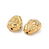304 Stainless Steel Crystal Rhinestone Beads STAS-U050-01F-G-2