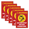 Waterproof PVC Warning Sign Stickers DIY-WH0237-006-1