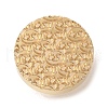 Golden Plated Round Shaped Wax Seal Brass Stamp Head STAM-K001-07G-07-1