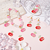 SUNNYCLUE 40Pcs 2 Colors Light Gold Plated Alloy Enamel Pendants FIND-SC0013-20-4