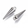 Tarnish Resistant 201 Stainless Steel Pendants STAS-S117-002C-01-3