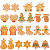 SUNNYCLUE 66pcs 11 styles Christmas Theme Resin Decoden Cabochons RESI-SC0005-59-1