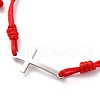 Adjustable Nylon Braided Bead Bracelets BJEW-JB05626-02-7