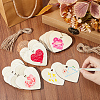 SOFPLATE Unfinished Natural Wood Cutouts Ornaments WOOD-SP0001-17A-3