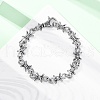 316 Surgical Stainless Steel Large Barbed Wire Link Chain Bracelets for Men Women BJEW-Q349-17AS-4