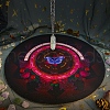 Flat Round Rubber Pendulum Altar Mats PW-WGF7900-01-3