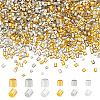 1800Pcs 6 Styles Brass Crimp Beads KK-LP0001-26-1