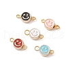 Alloy Enamel Connector Charm PALLOY-JF01877-1