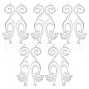 Unicraftale 10Pcs 201 Stainless Steel Pendants STAS-UN0060-25-1