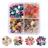 60G 4 Style Natural & Synthetic Mixed Gemstone Chip Beads G-FS0001-45-1