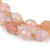 Natural Cherry Blossom Agate Beads Strands G-N342-149D-4