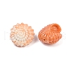 Synthetic Coral Carved Beads CORA-S025-03B-2