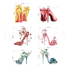 PET Heat Transfer Film Logo Stickers Set DIY-WH0230-040-1