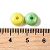 UV Plating Opaque Acrylic Beads X-MACR-F083-13-3