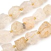 Raw Rough Natural Quartz Crystal Beads Strands G-Z087-B02-2